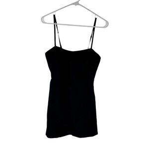 Urban Outfitters Dark Purple Bustier Velvet‎ Dress Size Medium